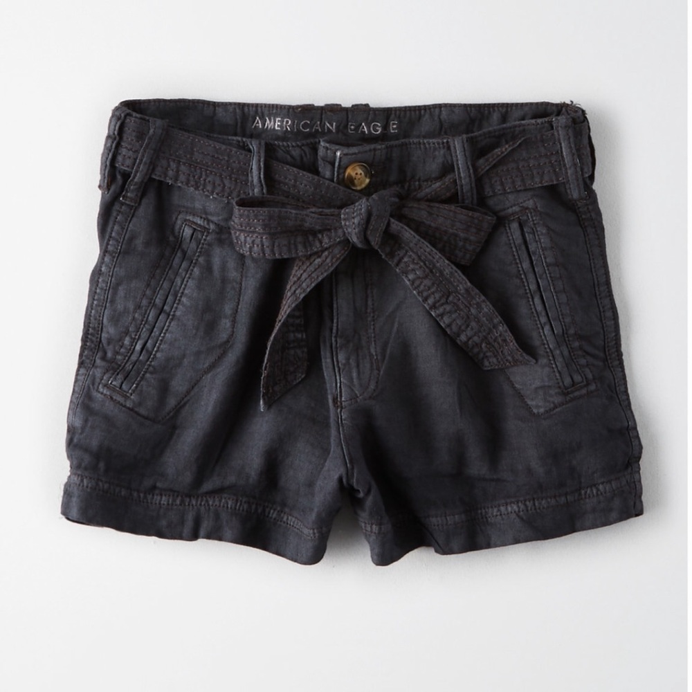 paperbag shorts from american eagle, size 0